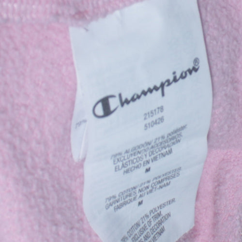 Champion Women's Pink Crew Neck Pullover Sweatshirt Size M