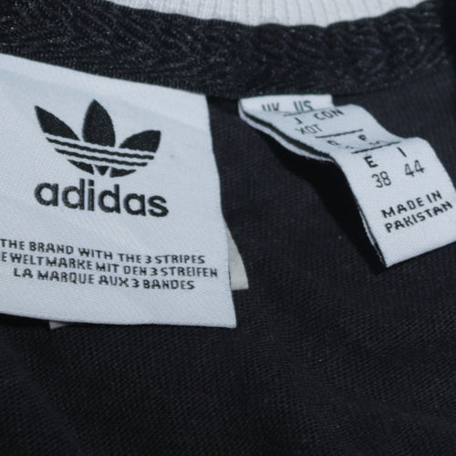 Adidas Women's Black Ringer Short Sleeve T-Shirt Size 12