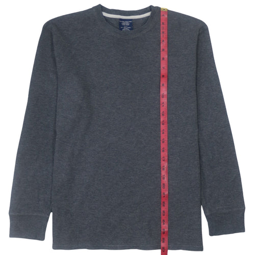 Polo Ralph Lauren Men Grey Long Sleeve Cotton Crew Pullover Sweatshirt L