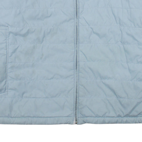 Nautica Men's Blue XL Quilted Full Zip Casual Jacket