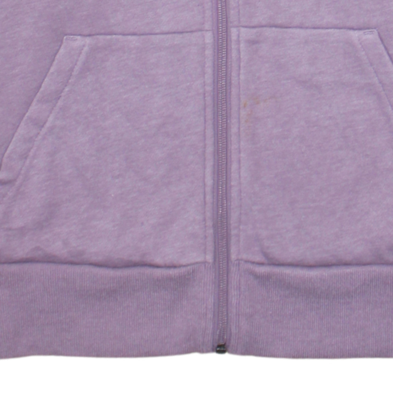 Under Armour Womens Purple Full Zip Hoodie Size M Cotton Blend