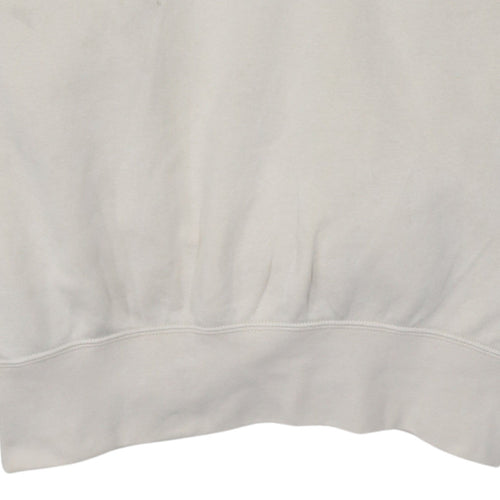 Nike Men's Beige Pullover Hoodie Small Fleece Sweatshirt