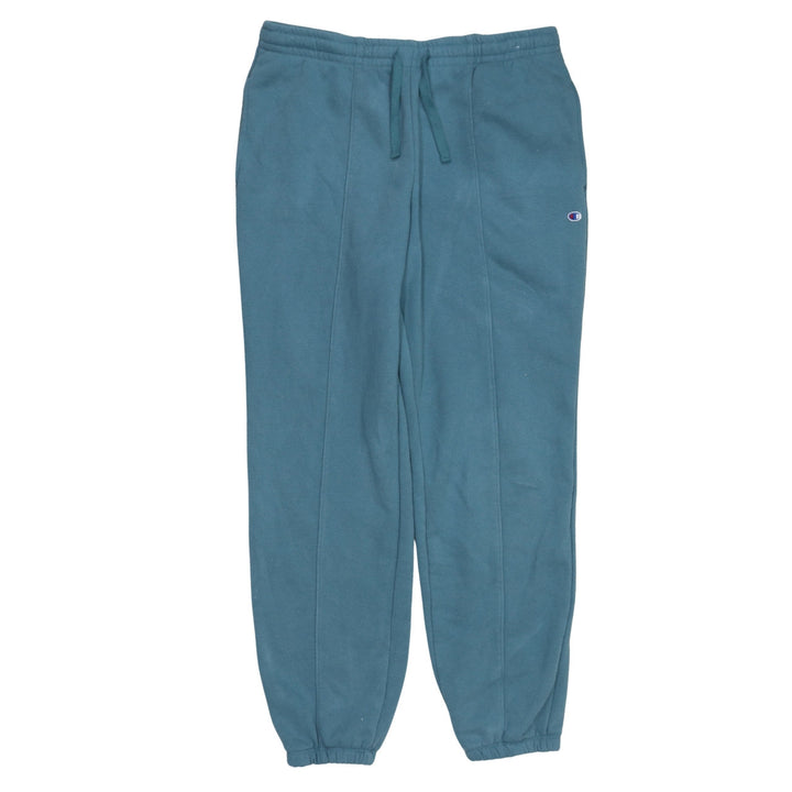Champion Men's Blue Fleece Sweatpants L Drawstring Comfort Fit