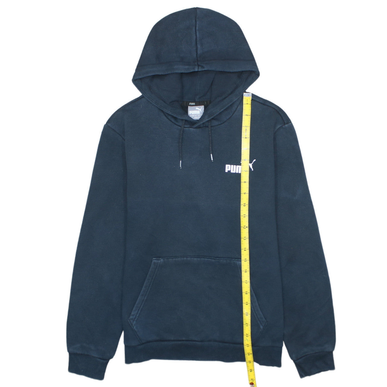 Puma Men's Blue Pullover Hoodie Size S Sports Fleece Sweatshirt