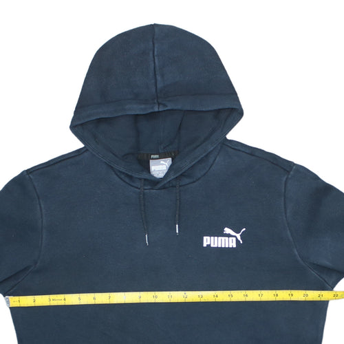 Puma Men's Blue Pullover Hoodie Size S Sports Fleece Sweatshirt