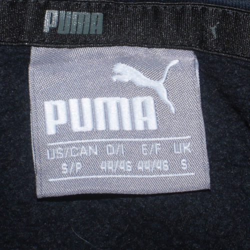 Puma Men's Blue Pullover Hoodie Size S Sports Fleece Sweatshirt