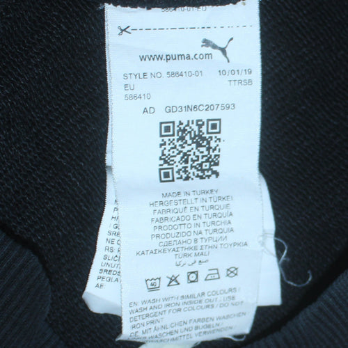 Puma Men's Black XS Full Zip Hoodie Sweatshirt