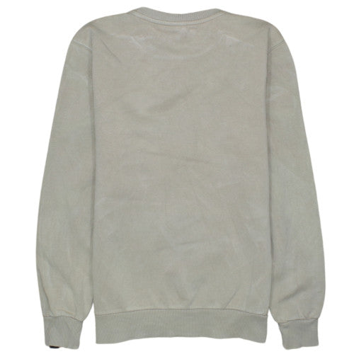 Ellesse Men's Beige XS Crew Neck Logo Sweatshirt