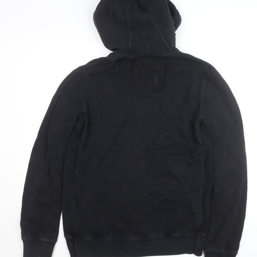 G-Star RAW Men's Black XL Full Zip Hooded Jumper