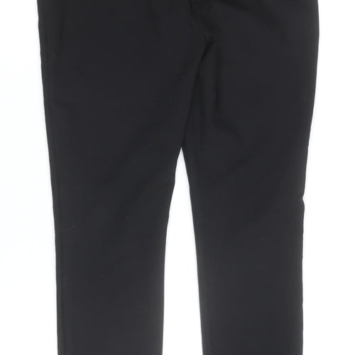 Massimo Fabbro Womens Black Slim Ankle Trousers Size 10
