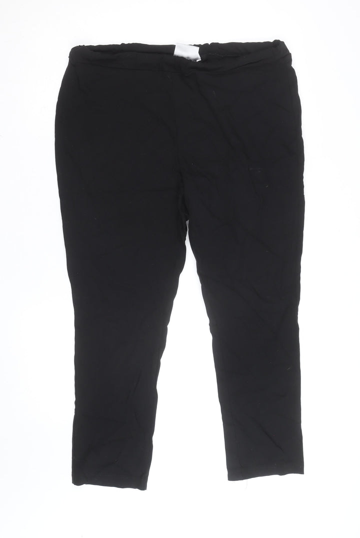 Isle Women's Black Size 18 Jersey Stretch Leggings