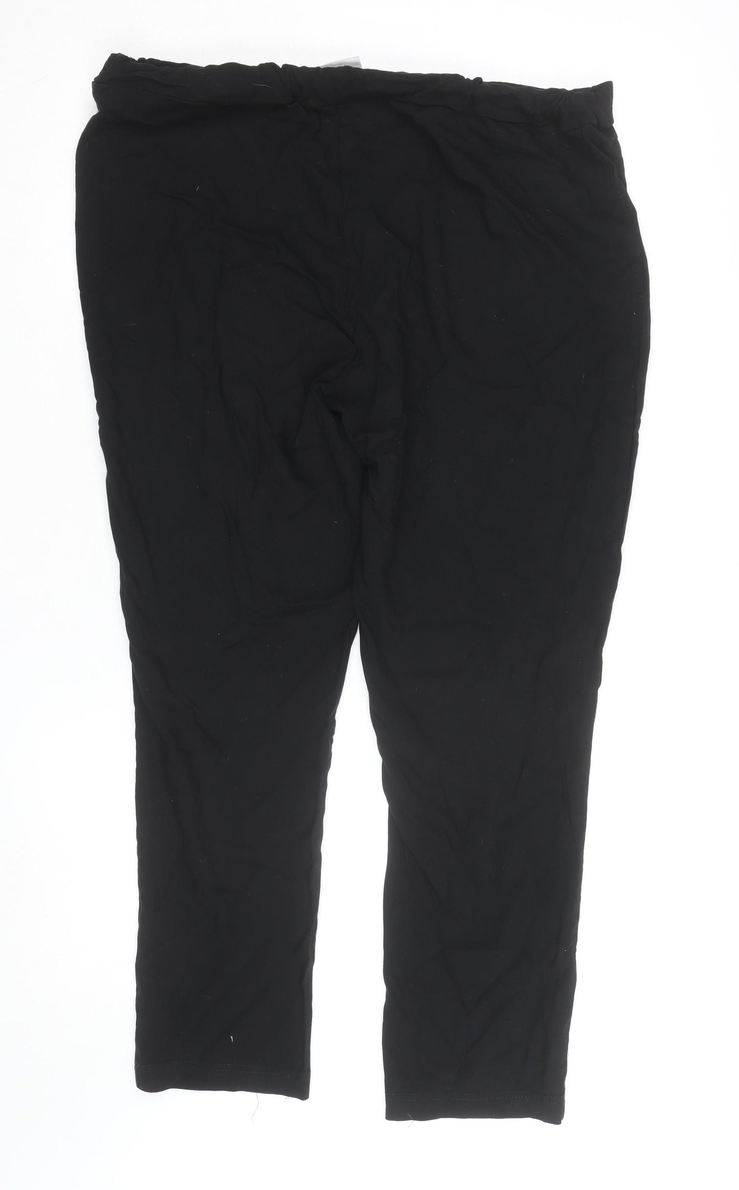 Isle Women's Black Size 18 Jersey Stretch Leggings