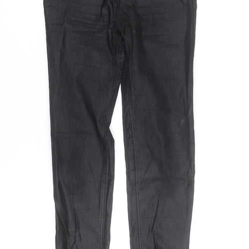 Stradivarius Women Black Skinny Jeans UK 10 Slim Fit Denim