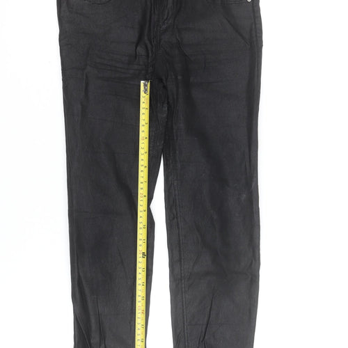 Stradivarius Women Black Skinny Jeans UK 10 Slim Fit Denim