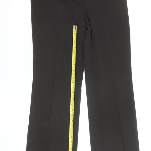 Gerard Darel Men Black Dress Pants L Regular Fit Formal Trousers
