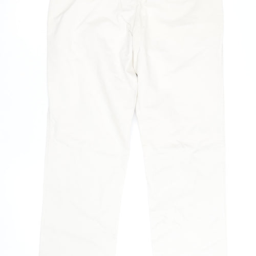 Nautica Men's Ivory Chino Trousers Size 32 Regular Cotton