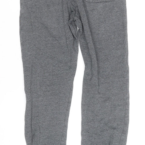 Skechers Men's Grey Jogger Sweatpants M Regular Fit Zip Pockets