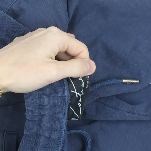 Couture Club Men's Blue Slim Fit Jogger Trousers Size M
