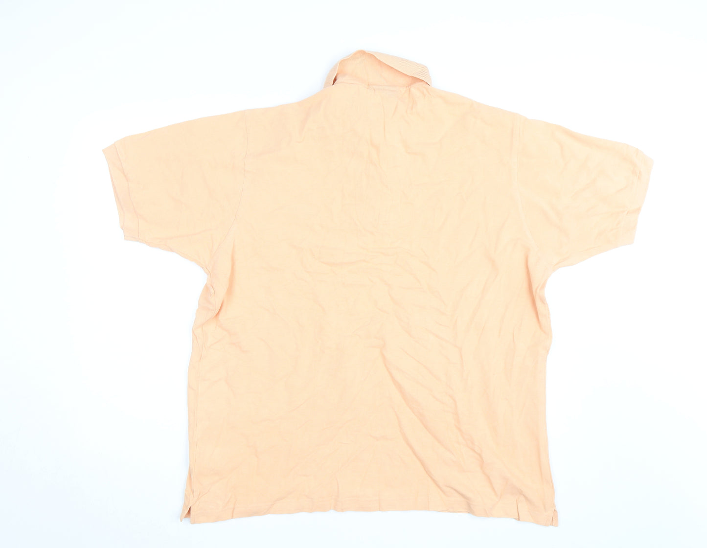 Hugo Boss Men’s Beige Cotton Polo Shirt Size L Regular Fit