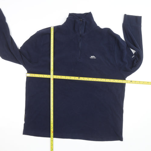 Trespass Men's Blue 2XL Fleece 1/2 Zip Activewear Jacket