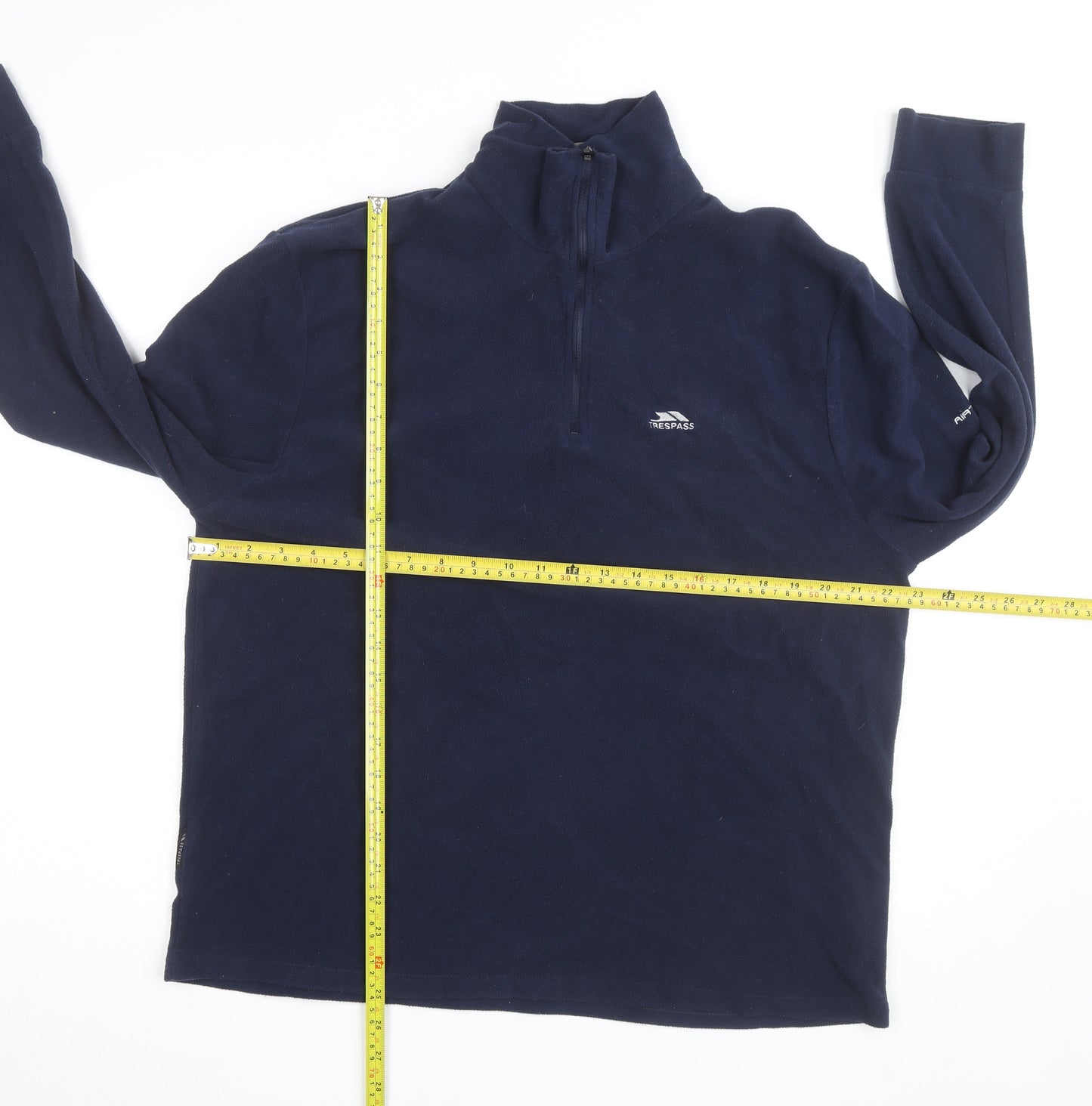 Trespass Men's Blue 2XL Fleece 1/2 Zip Activewear Jacket