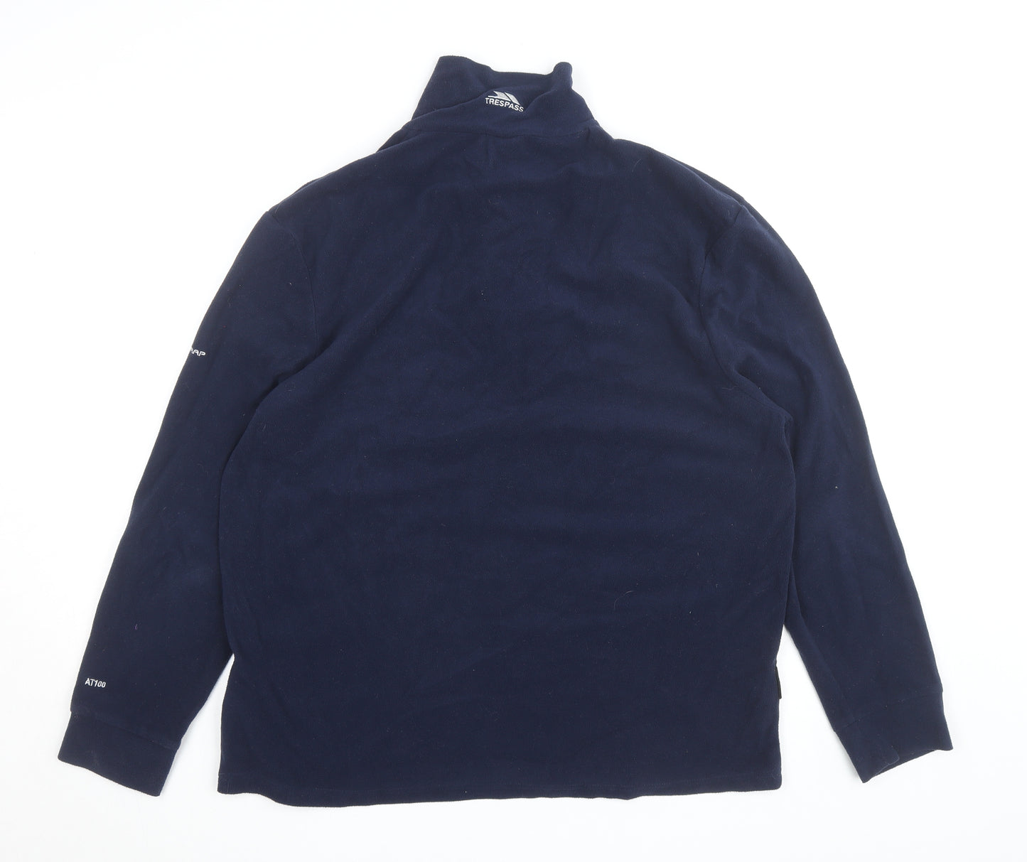 Trespass Men's Blue 2XL Fleece 1/2 Zip Activewear Jacket