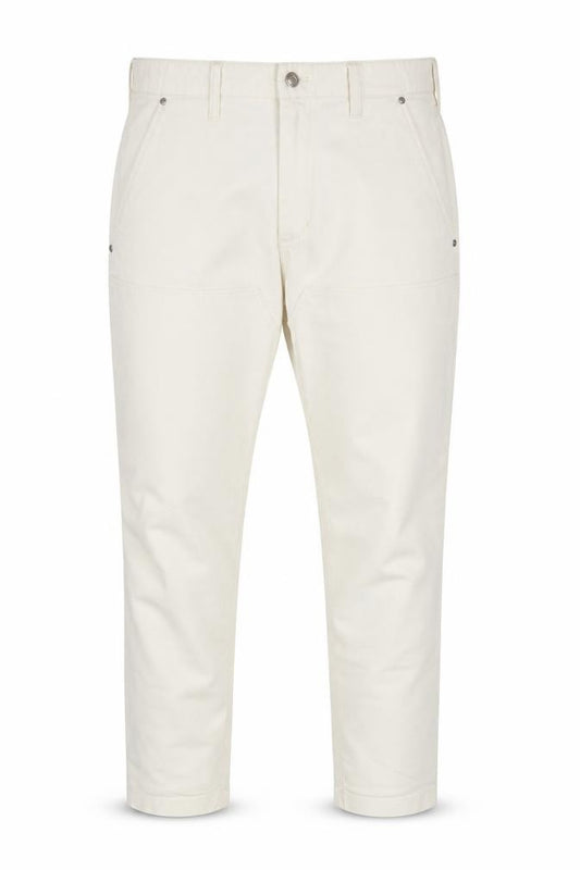 Front view of Gap Men’s Beige Cargo Trousers Size 34x32 Cotton Blend Workwear