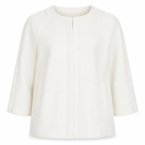 Dunnes Women’s Ivory Woven Tunic Blouse Size 10 3/4 Sleeve