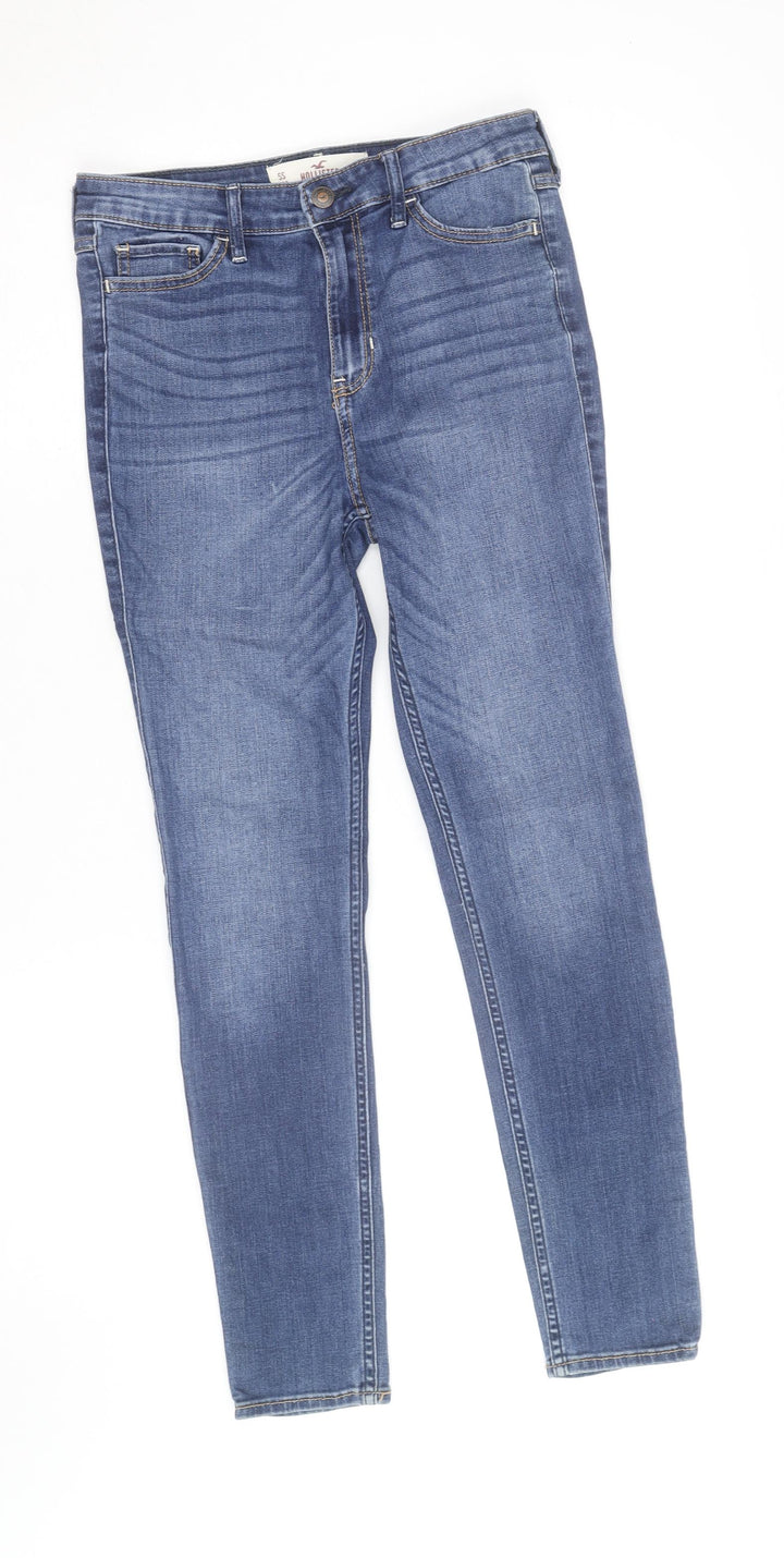 Hollister Women Blue High Rise Super Skinny Jeans Size 5 Slim
