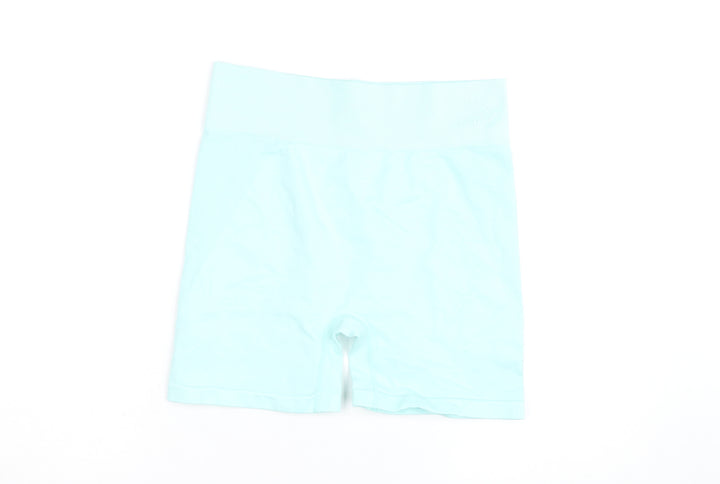 Kappa Womens Blue Seamless Biker Shorts Size S Active Gymwear