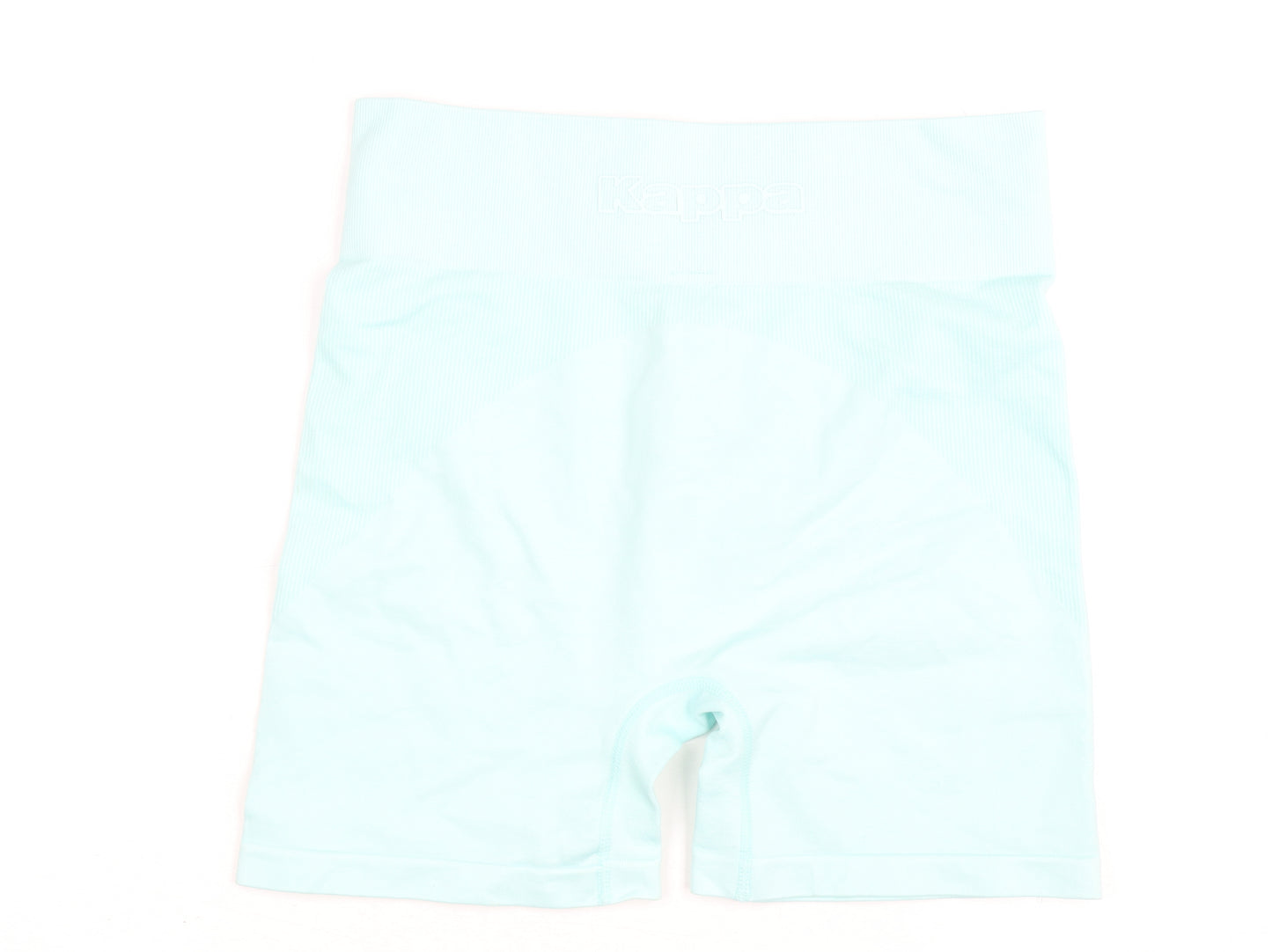 Kappa Womens Blue Seamless Biker Shorts Size S Active Gymwear