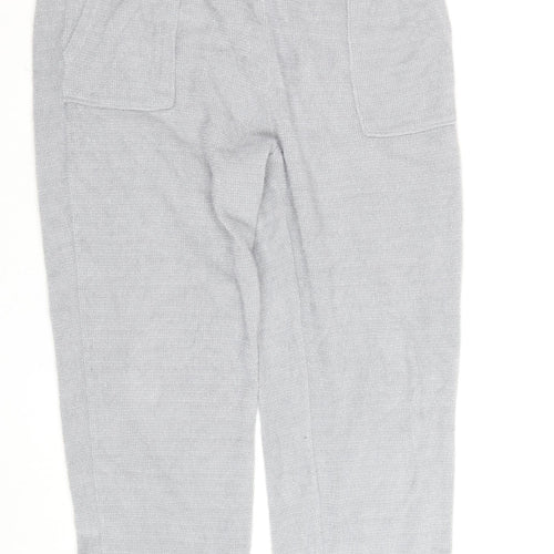 Marks and Spencer Womens Grey Knit Jogger Trousers Size L