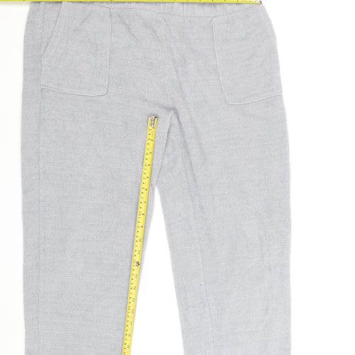 Marks and Spencer Womens Grey Knit Jogger Trousers Size L