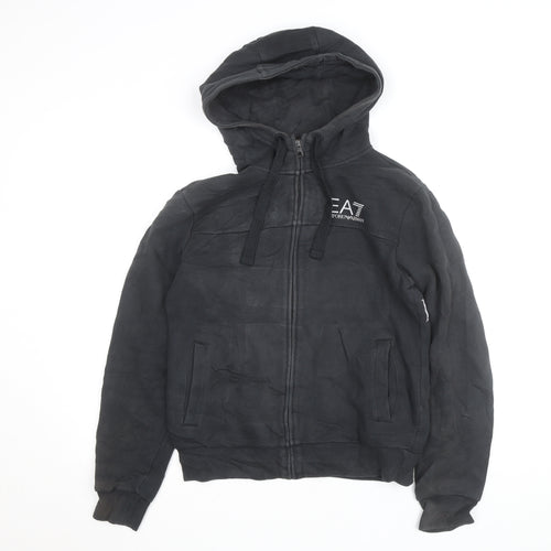 Emporio Armani EA7 Men's Black XS Full Zip Hoodie