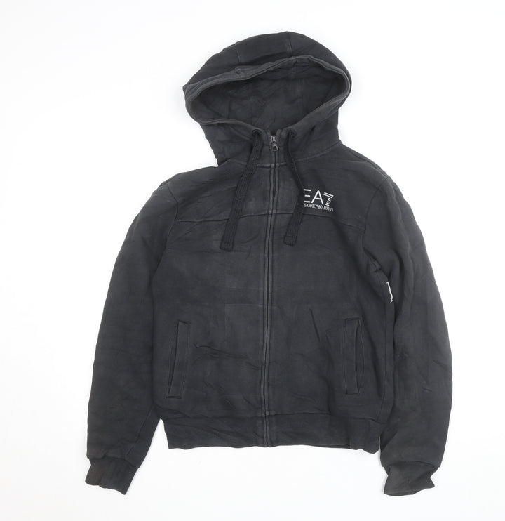 Emporio Armani EA7 Men's Black XS Full Zip Hoodie