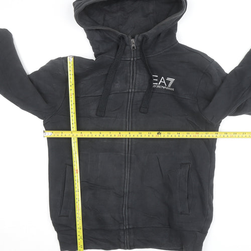 Emporio Armani EA7 Men's Black XS Full Zip Hoodie