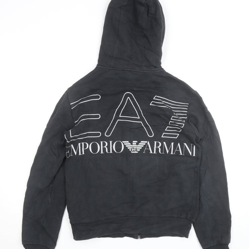 Emporio Armani EA7 Men's Black XS Full Zip Hoodie