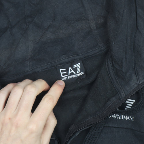 Emporio Armani EA7 Men's Black XS Full Zip Hoodie