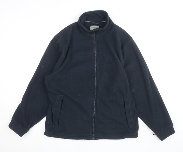 Hawkshead Active Men's Black Fleece Jacket Size M Full Zip Outdoor