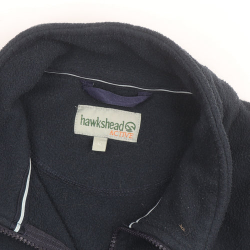 Hawkshead Active Men's Black Fleece Jacket Size M Full Zip Outdoor
