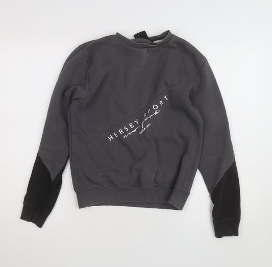 Beck & Hersey Women's Grey Pullover Sweatshirt Size 6 Cotton Blend