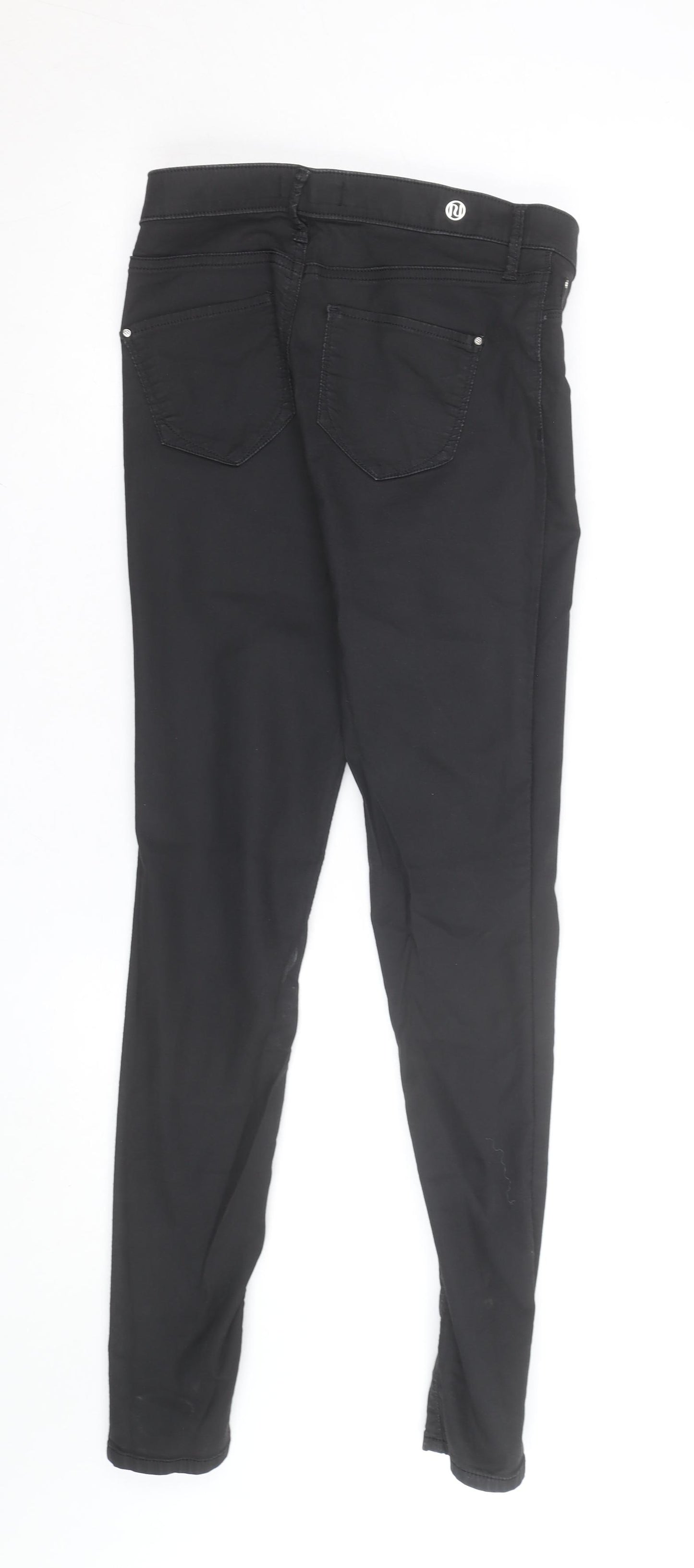 River Island Women’s Black Skinny Jeans Size 12 Stretch Denim