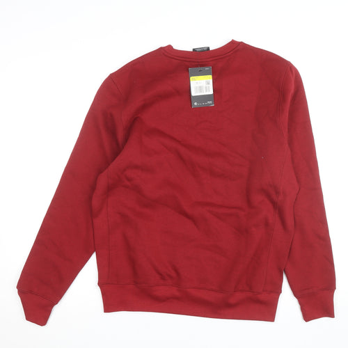 Nike Men's Red Small Pullover Crew Neck Sweatshirt