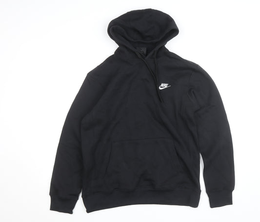 Nike Men's Black M Basic Hooded Activewear Pullover Jacket
