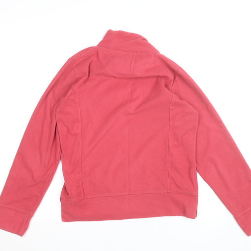 Animal Womens Pink Fleece Active Jacket Size 10 Lightweight Pullover