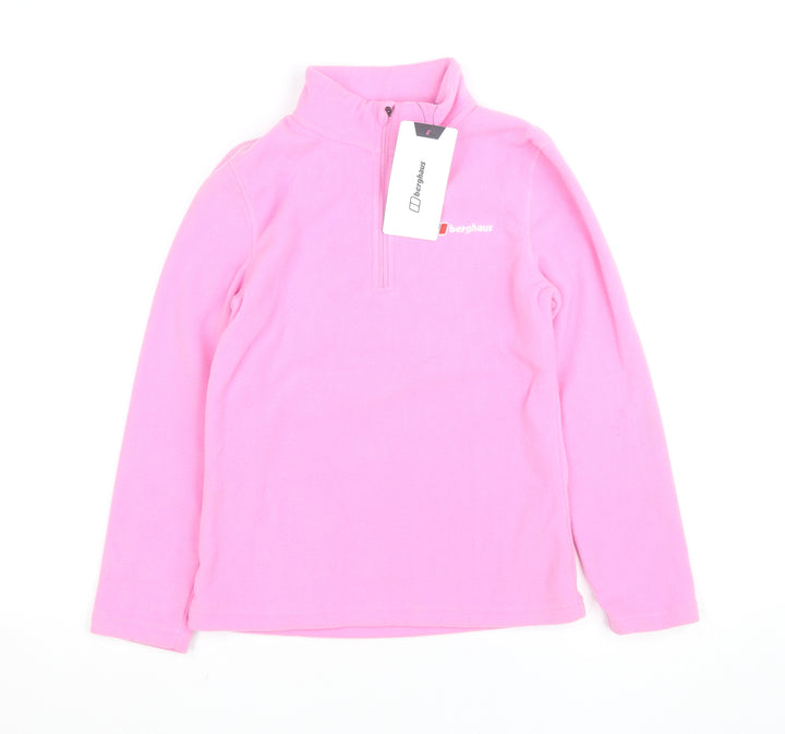 Berghaus Girls Pink 1/4 Zip Fleece Activewear Jacket 11-12 Years