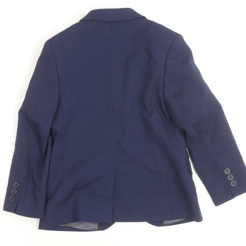 Next Boys Blue Formal Single-Breasted Blazer Jacket 8 Years