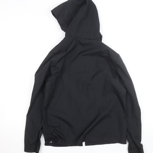 Adidas Men’s Black Waterproof Hooded Rain Jacket Size S