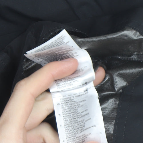 Adidas Men’s Black Waterproof Hooded Rain Jacket Size S