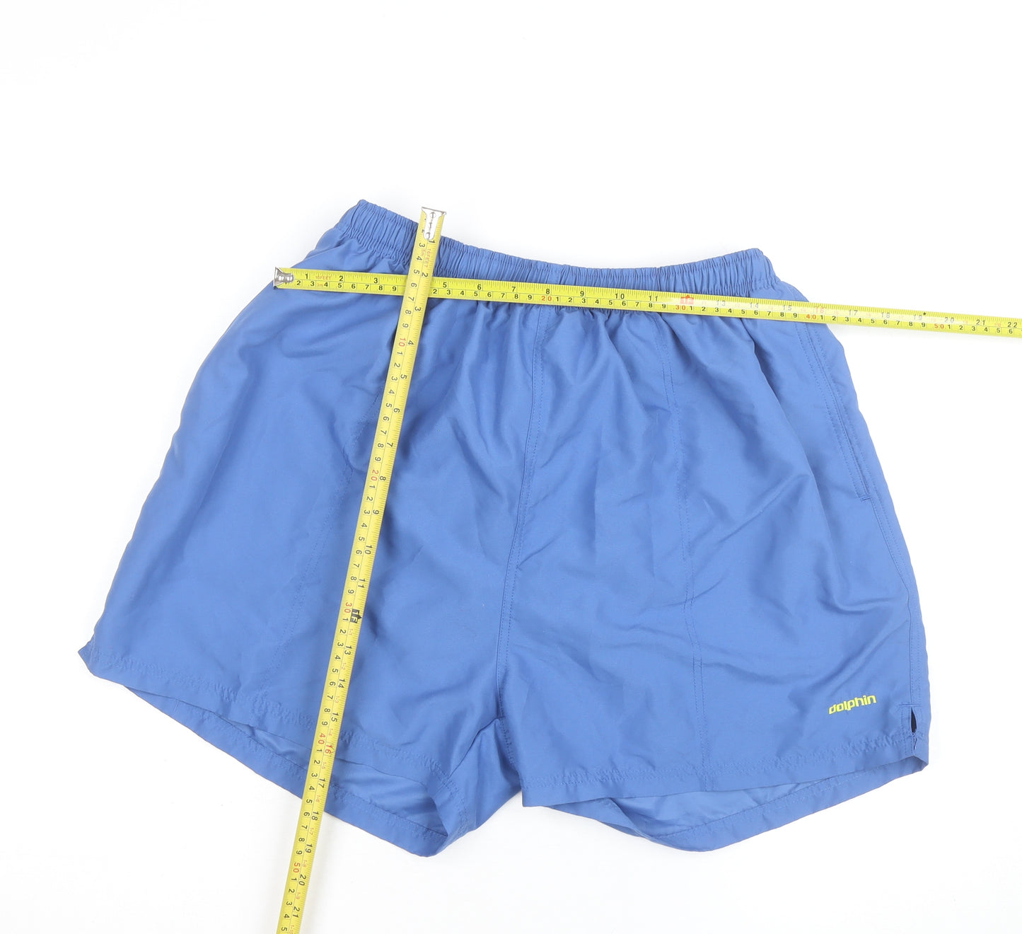 Dolphin Men's Blue 2XL Swim Shorts Elastic Waist Quick Dry
